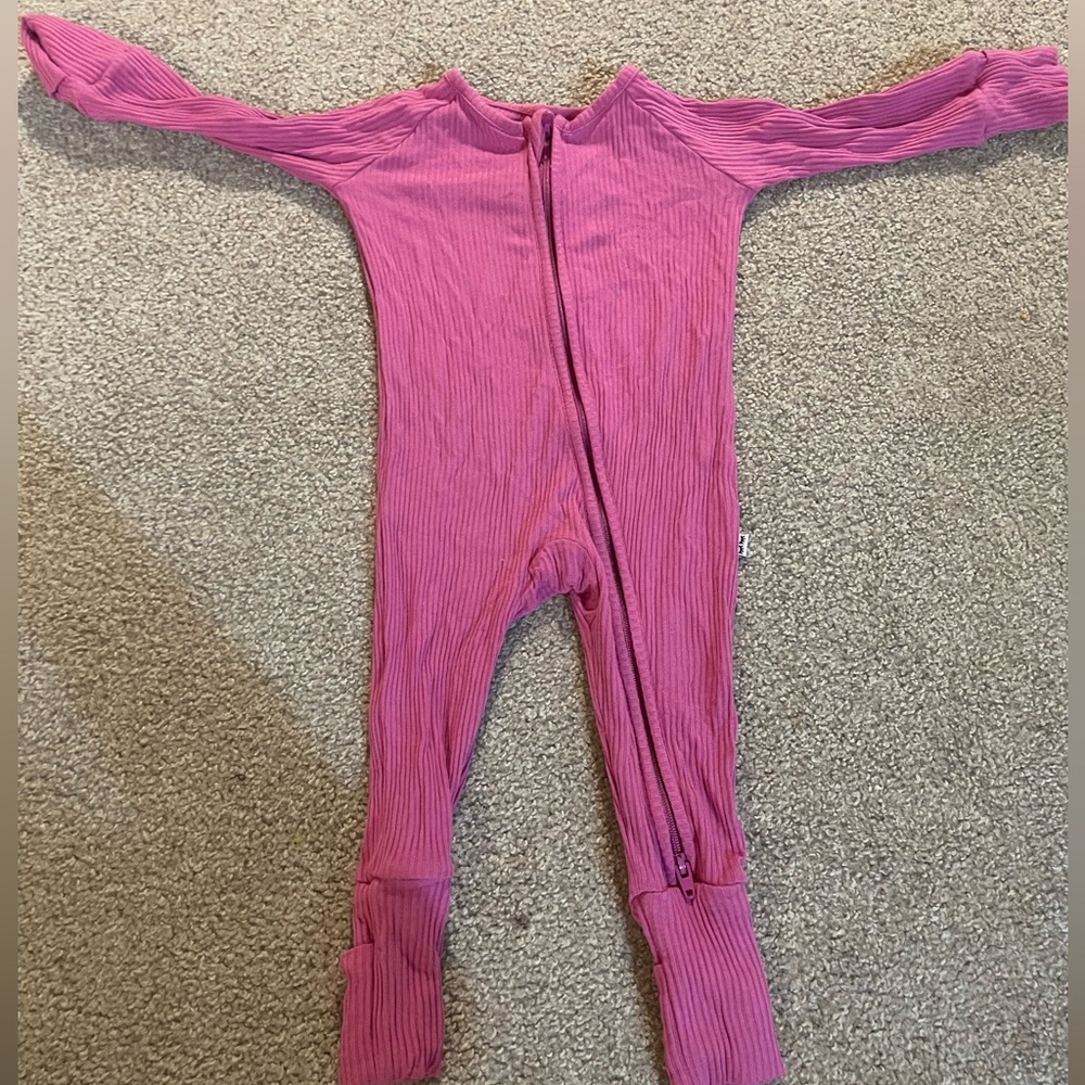 Little Sleepies Rosette Ribbed Solid Size 0-3 months